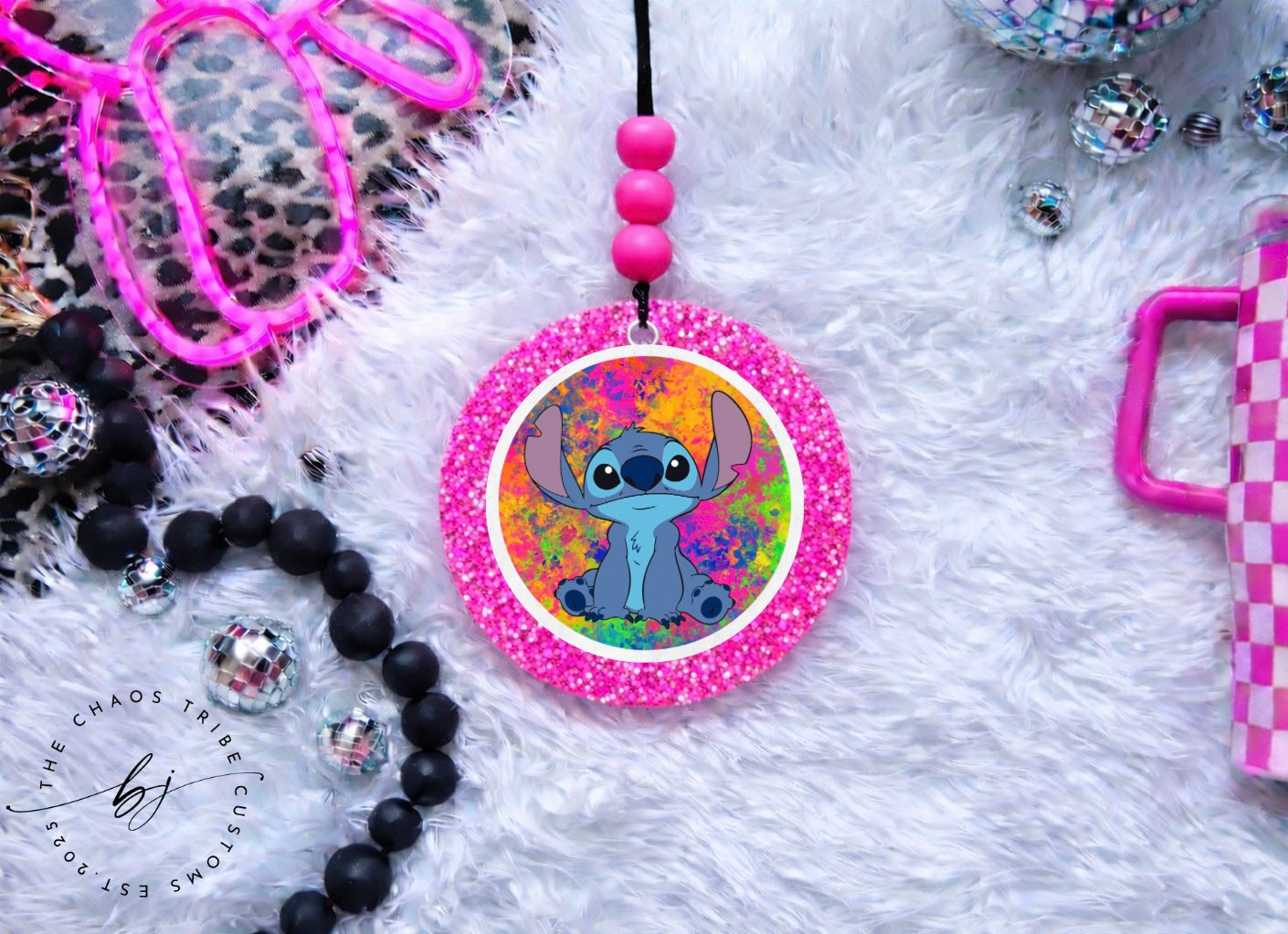 Stitch 🩵 4in Round