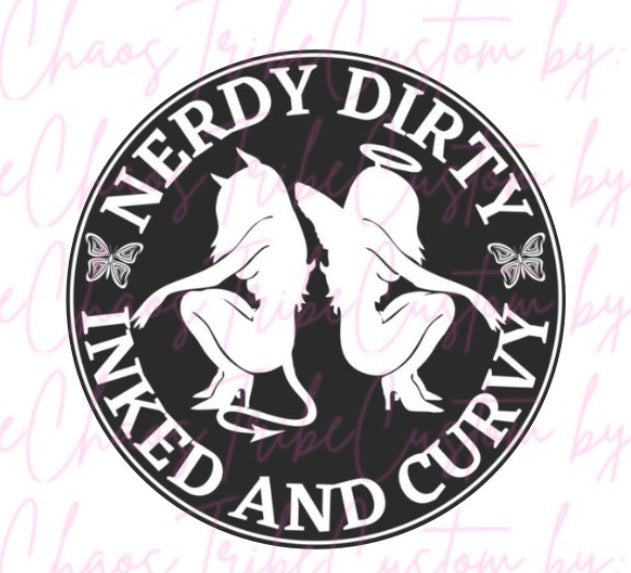 Nerdy Dirty Inked + Curvy •Create A Freshie Add On •