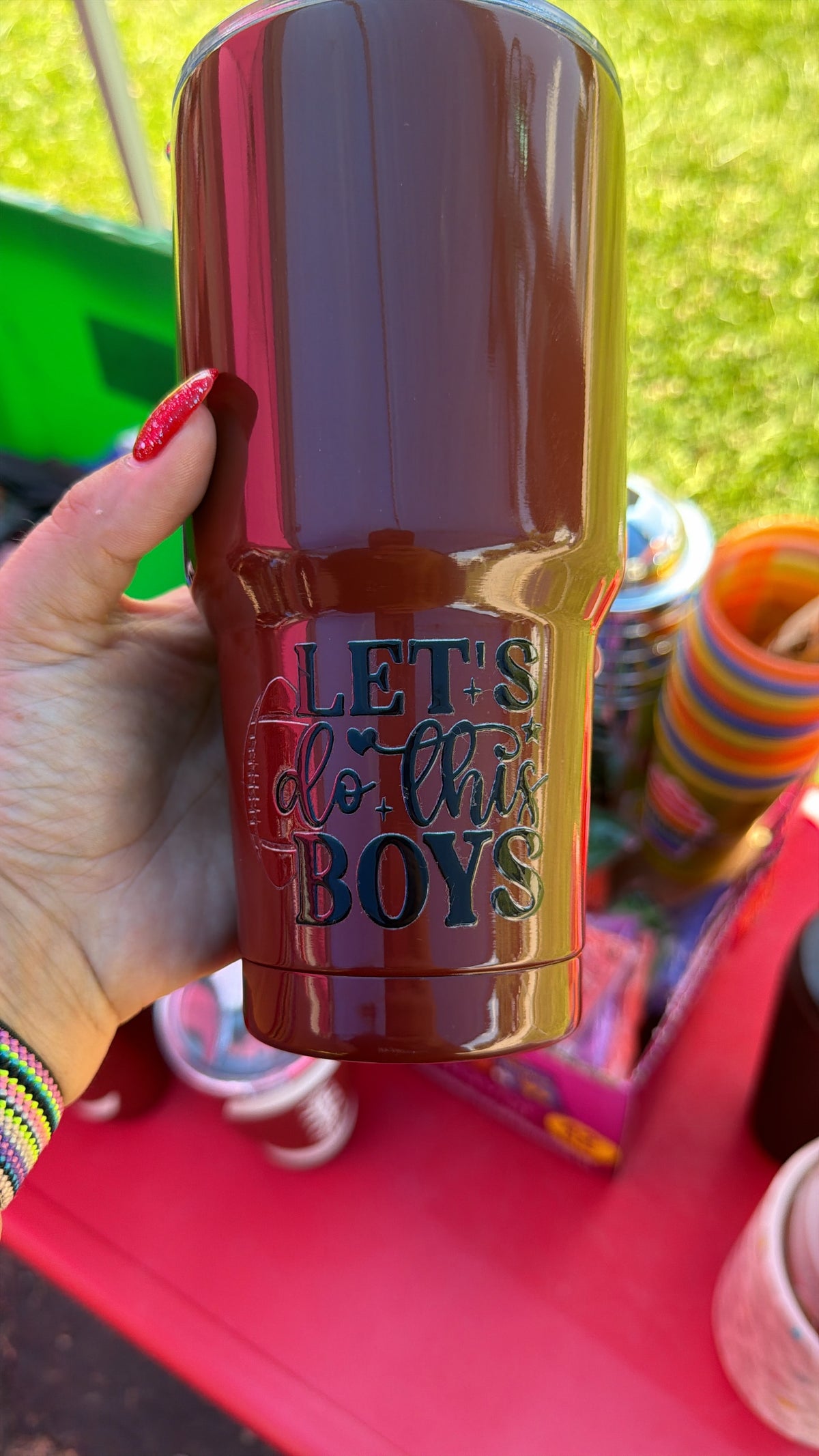 Let’s Do This Boys 40oz Tumbler