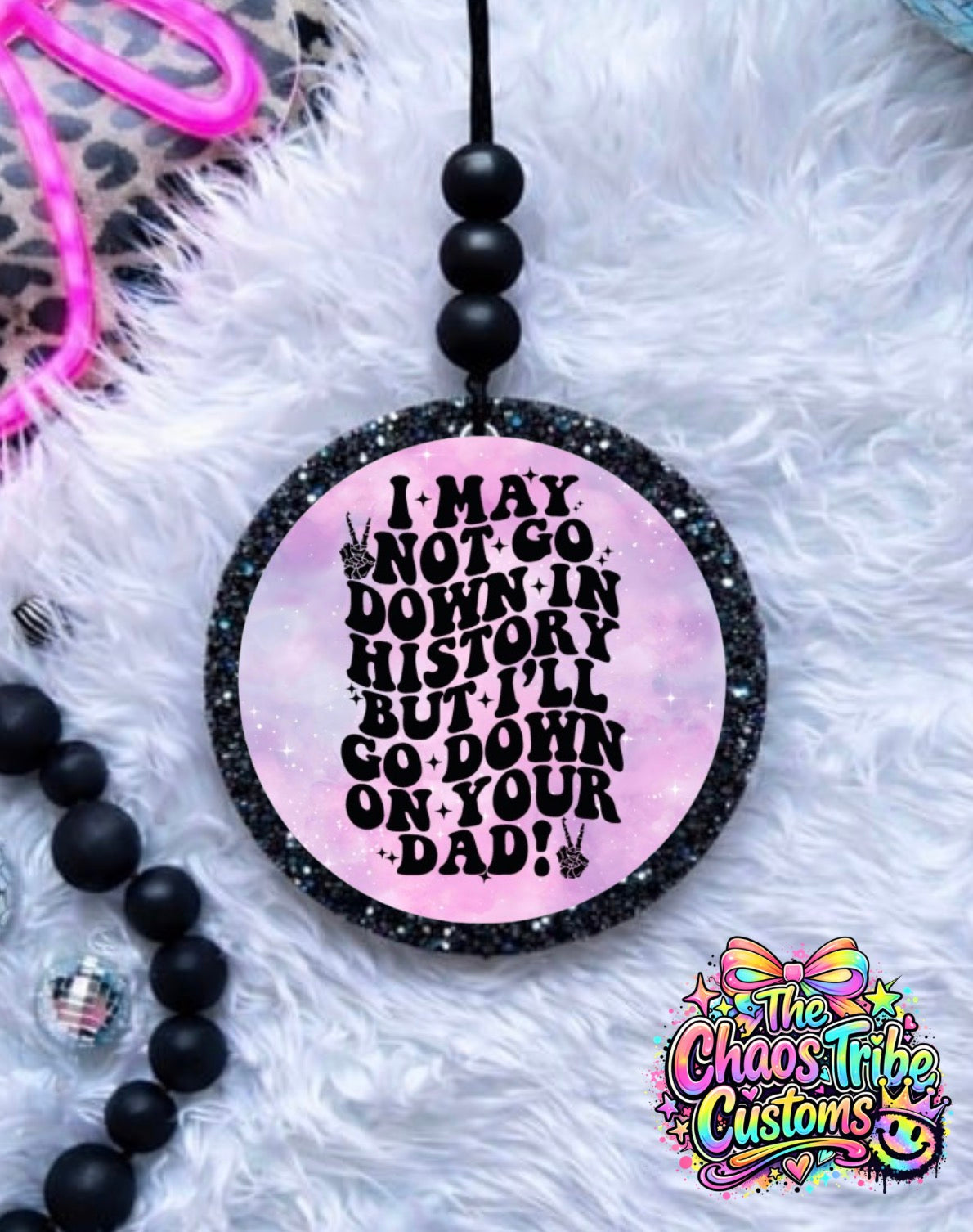 Down in History 🖤4" Round
