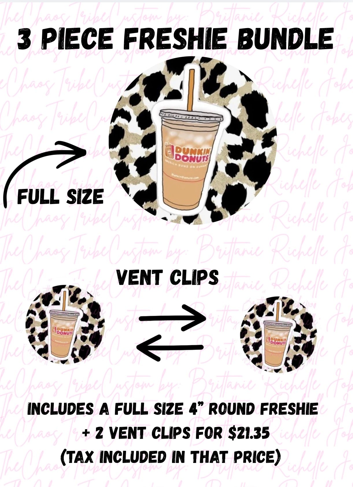 Leopard Dunks 🖤 3pc Round Bundle (Copy)