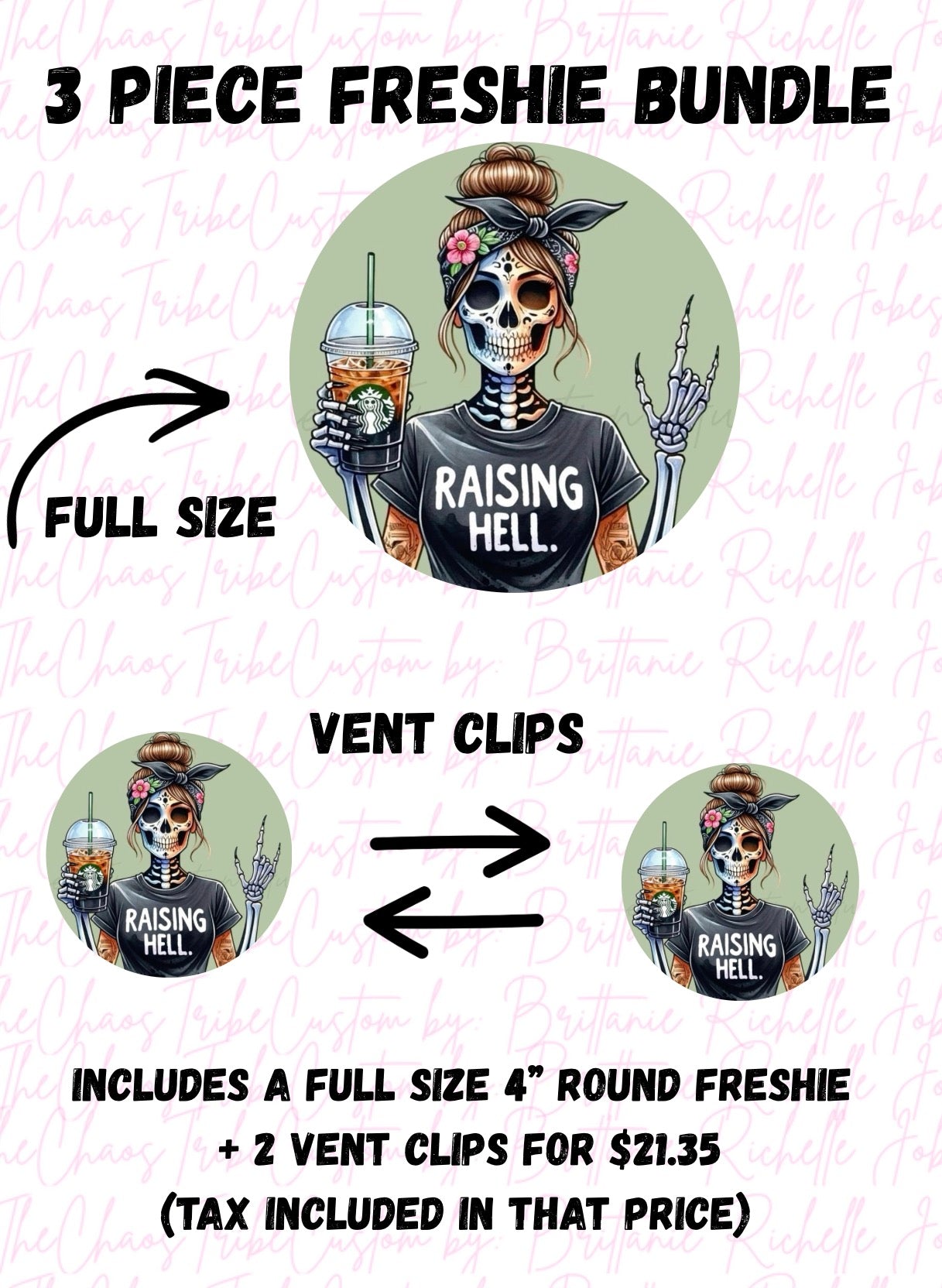 Raising Hell Skellie🖤 3pc Round Bundle