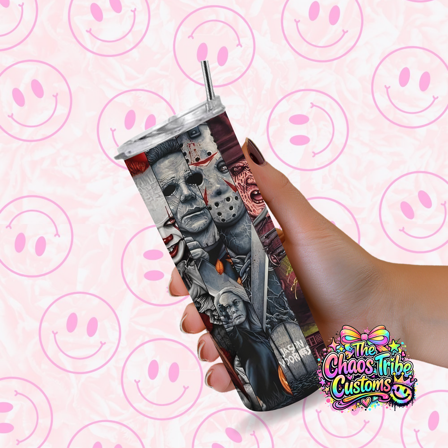 Horror 20oz Skinny Tumbler