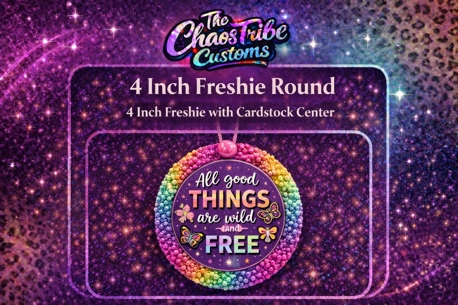 4 inch Round Freshie