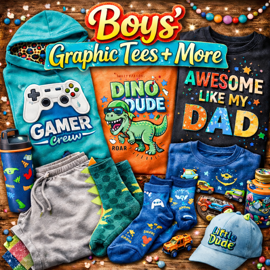 Boys Graphic Tee's & More