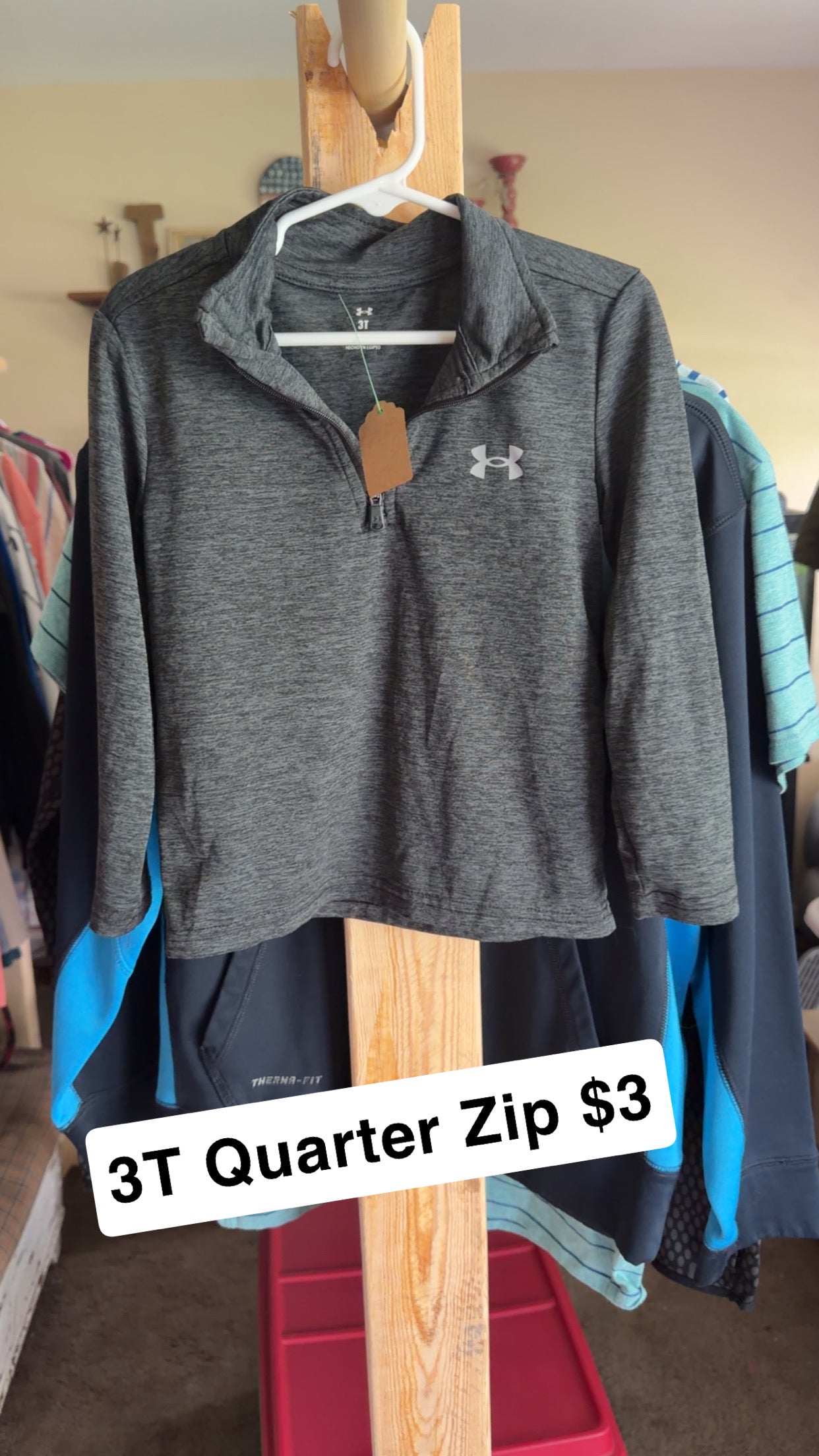 Toddler Under Armor Quarter Zip