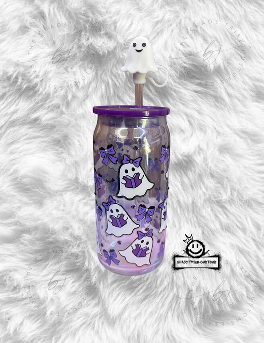 Ghost, Book and Bow 16 oz Cup