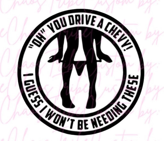 Chevy •Create A Freshie Add On •