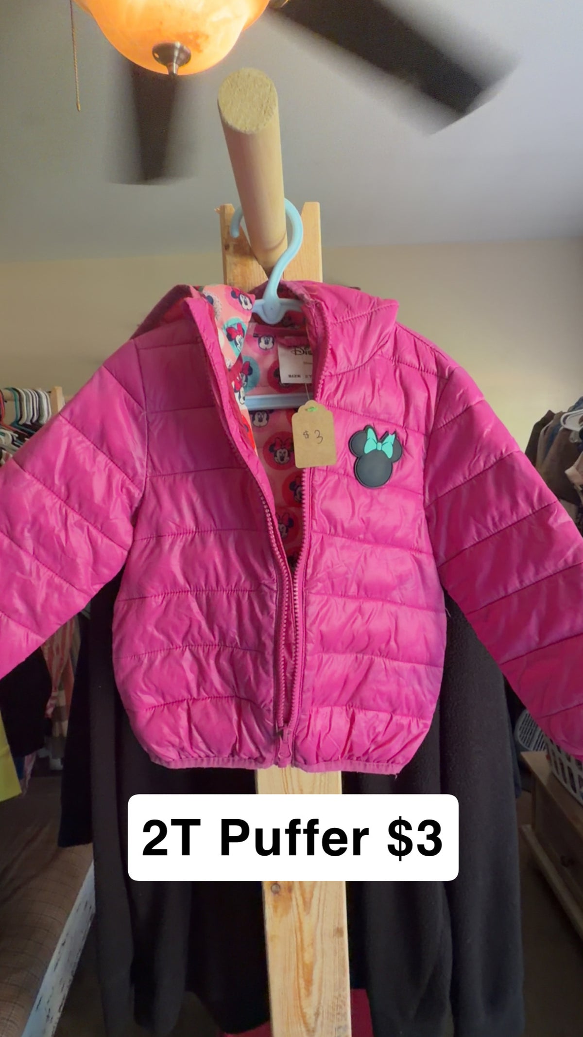 Minnie Mouse 2T Puffer Coat
