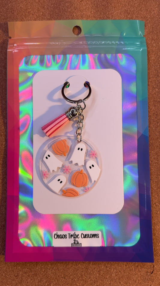 Ghost N' Punkins Keychain