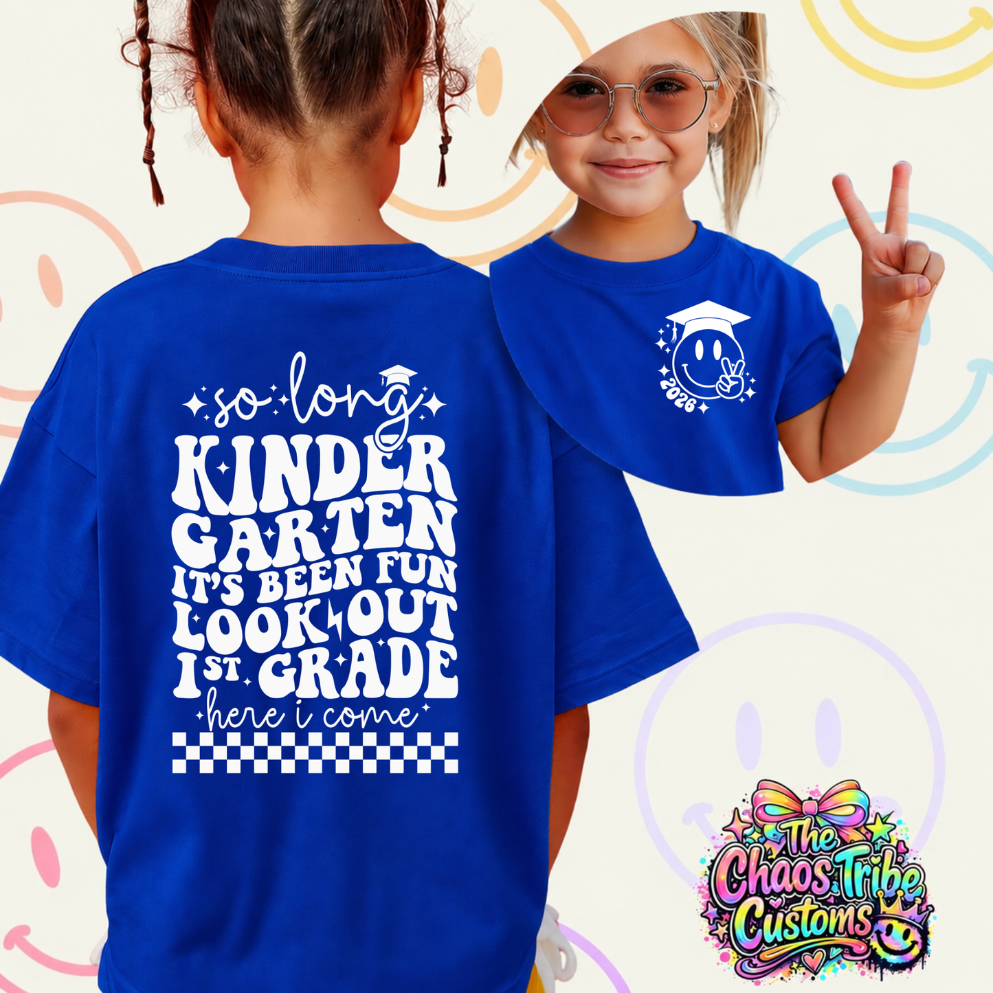 Peace Out Kindergarten Tee