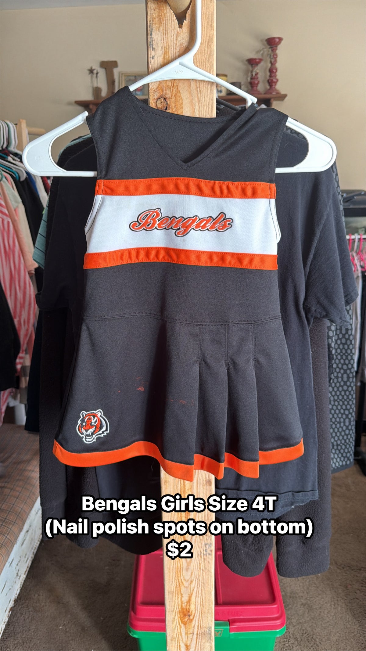 Size 4T Bengals Dress