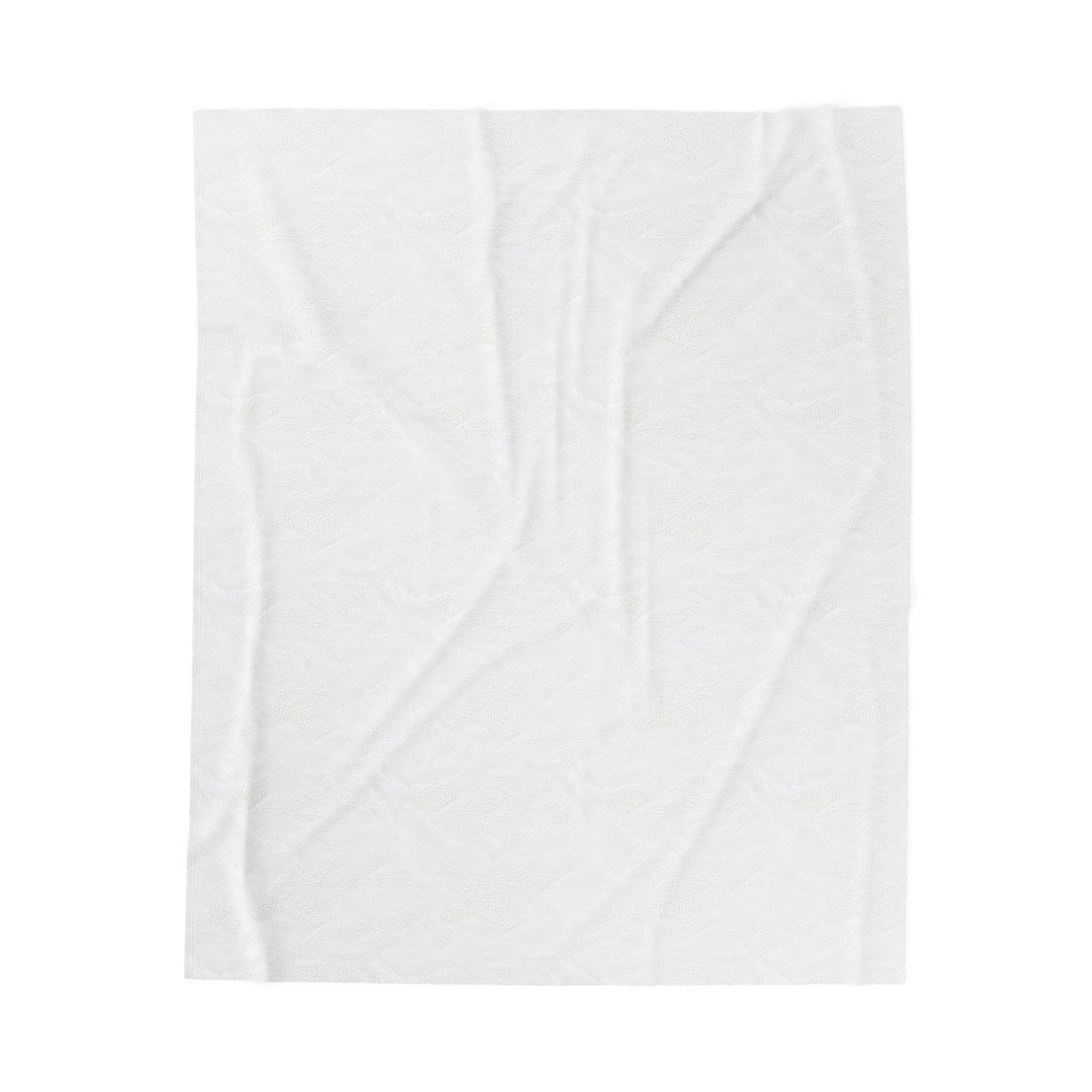 Velveteen Plush Blanket – 'The Chaos Tribe Customs' Floral Logo Throw
