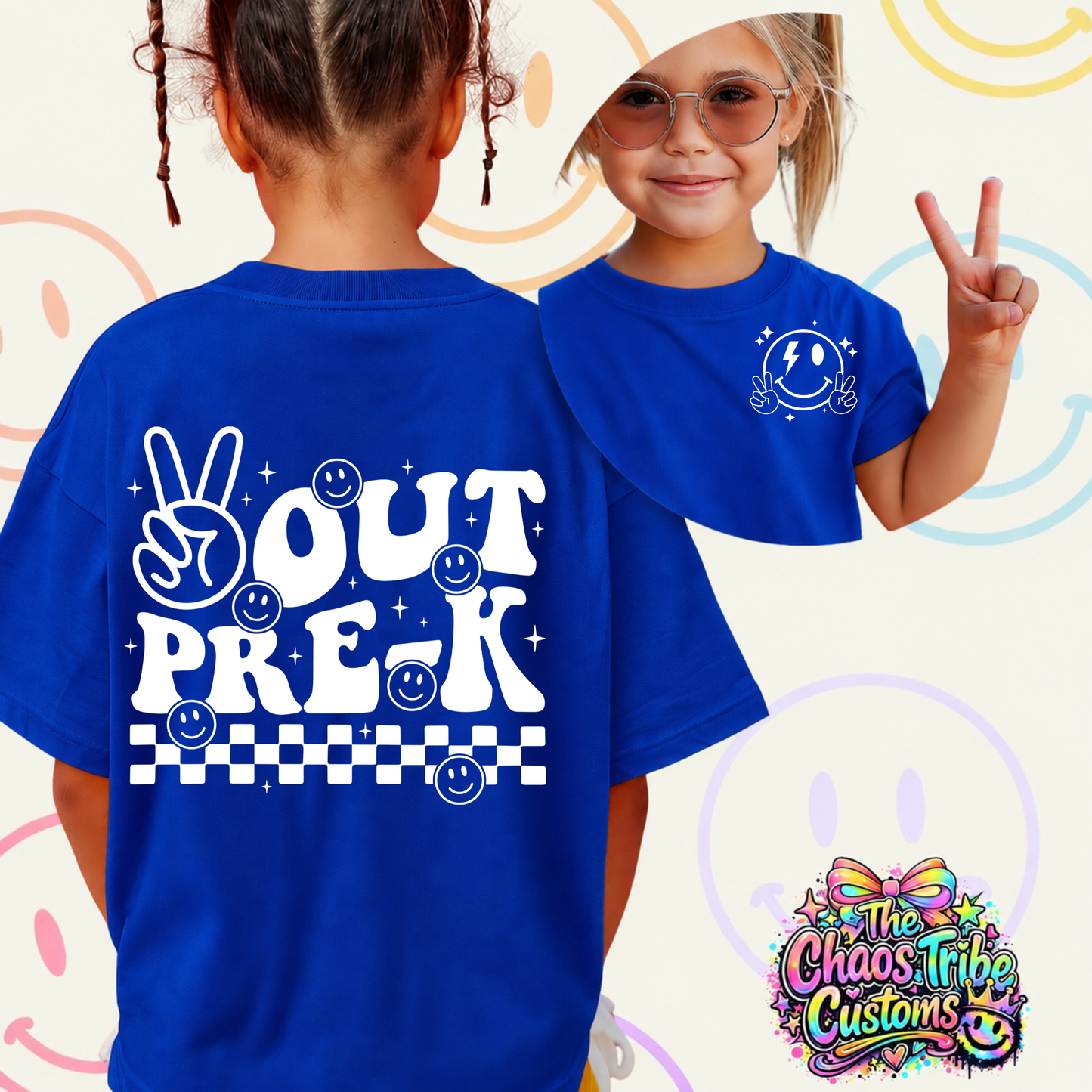 Peace Out School Graphic Tee