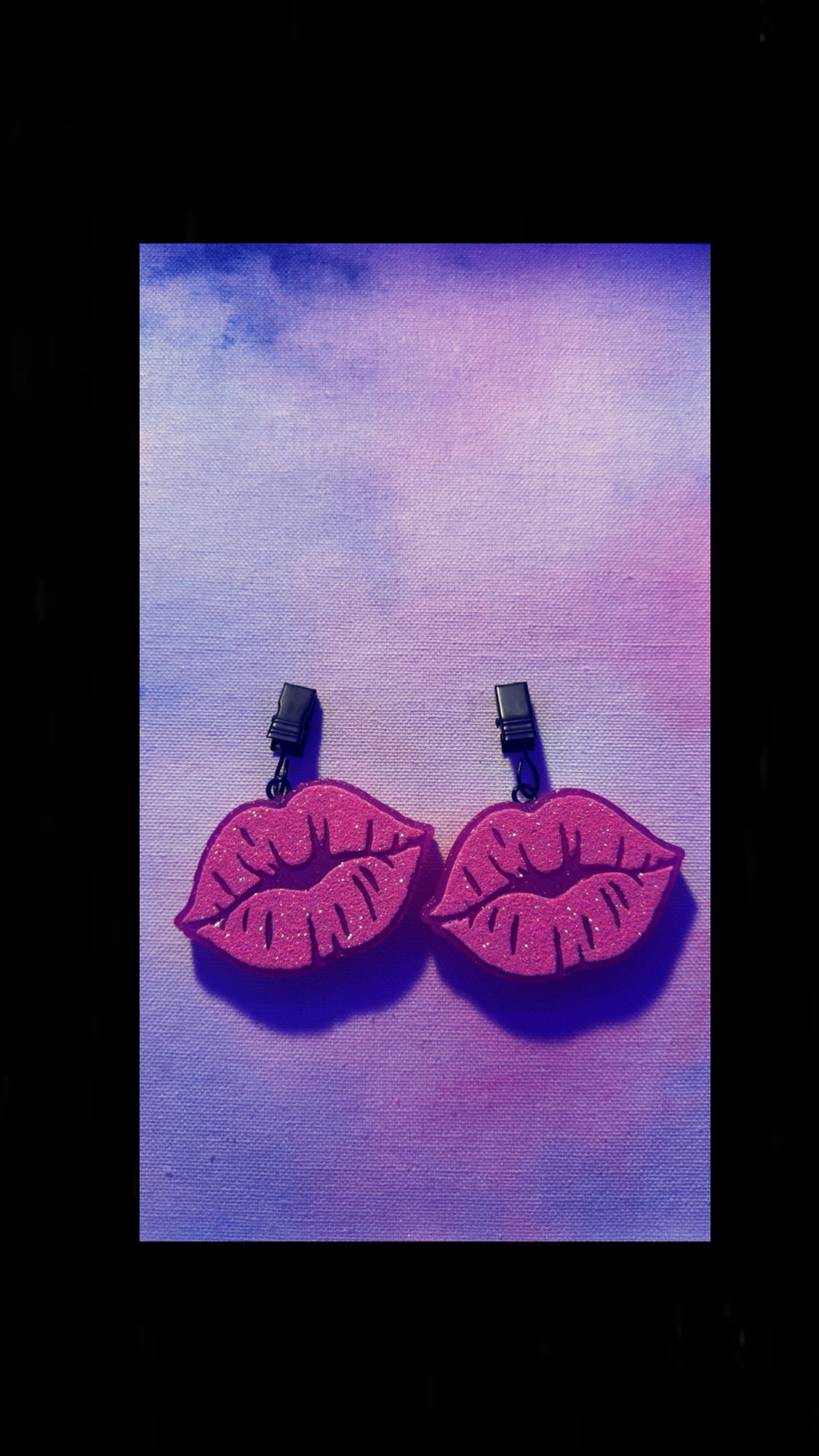 Kiss Freshie Car Clip Hanger 2pc Set