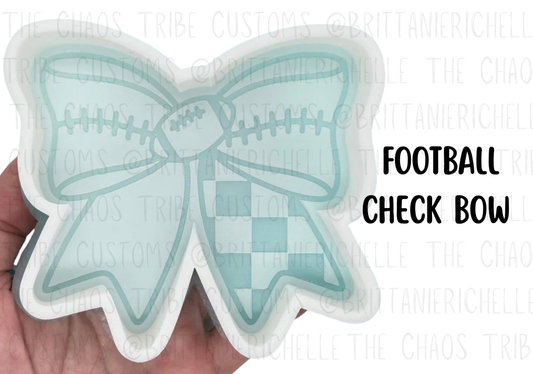Football Check Bow XL