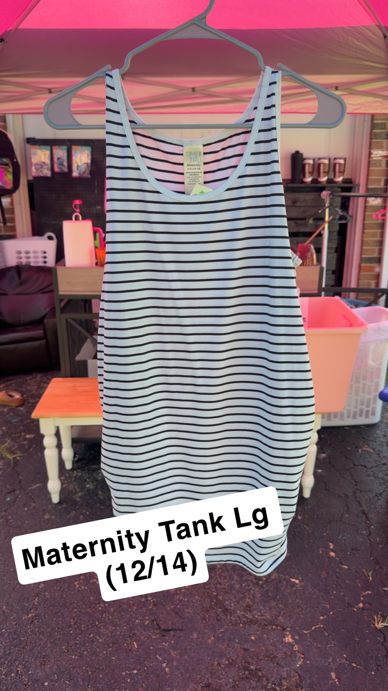 Maternity Tank  size large (12/14)