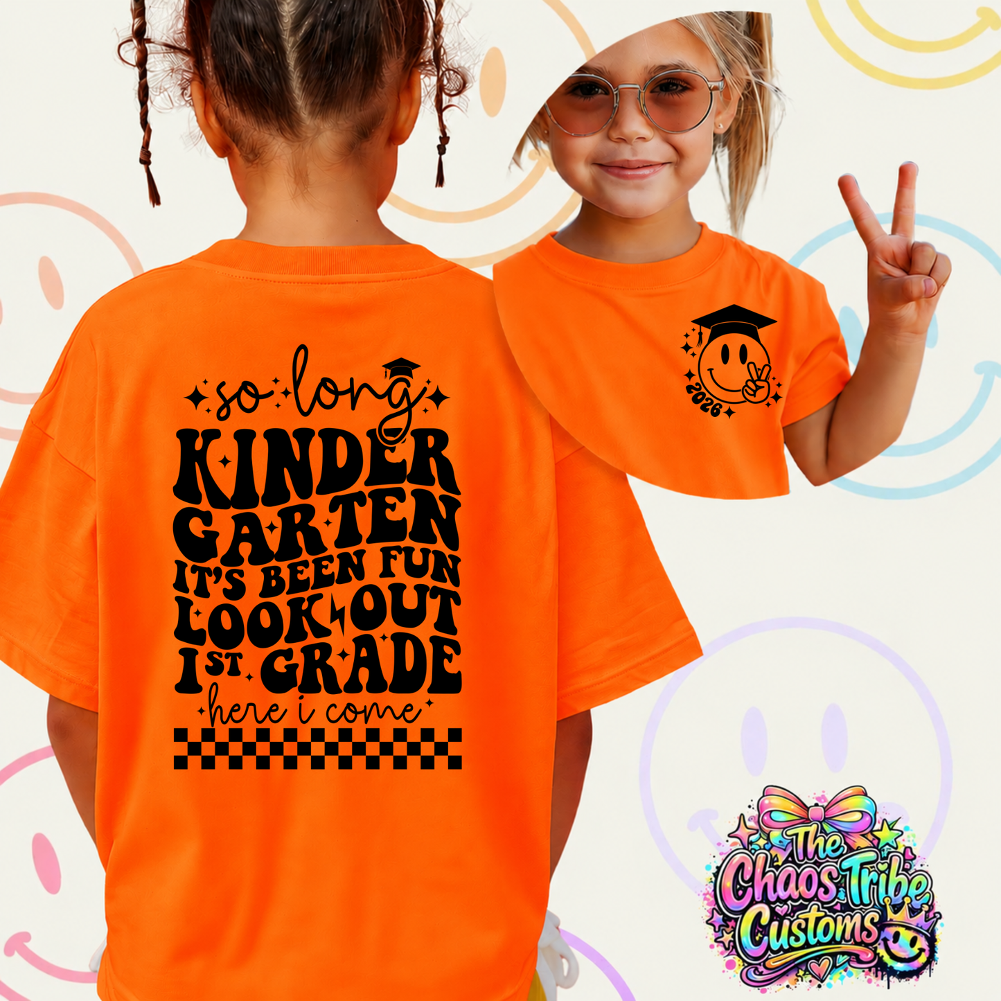 Peace Out Kindergarten Tee