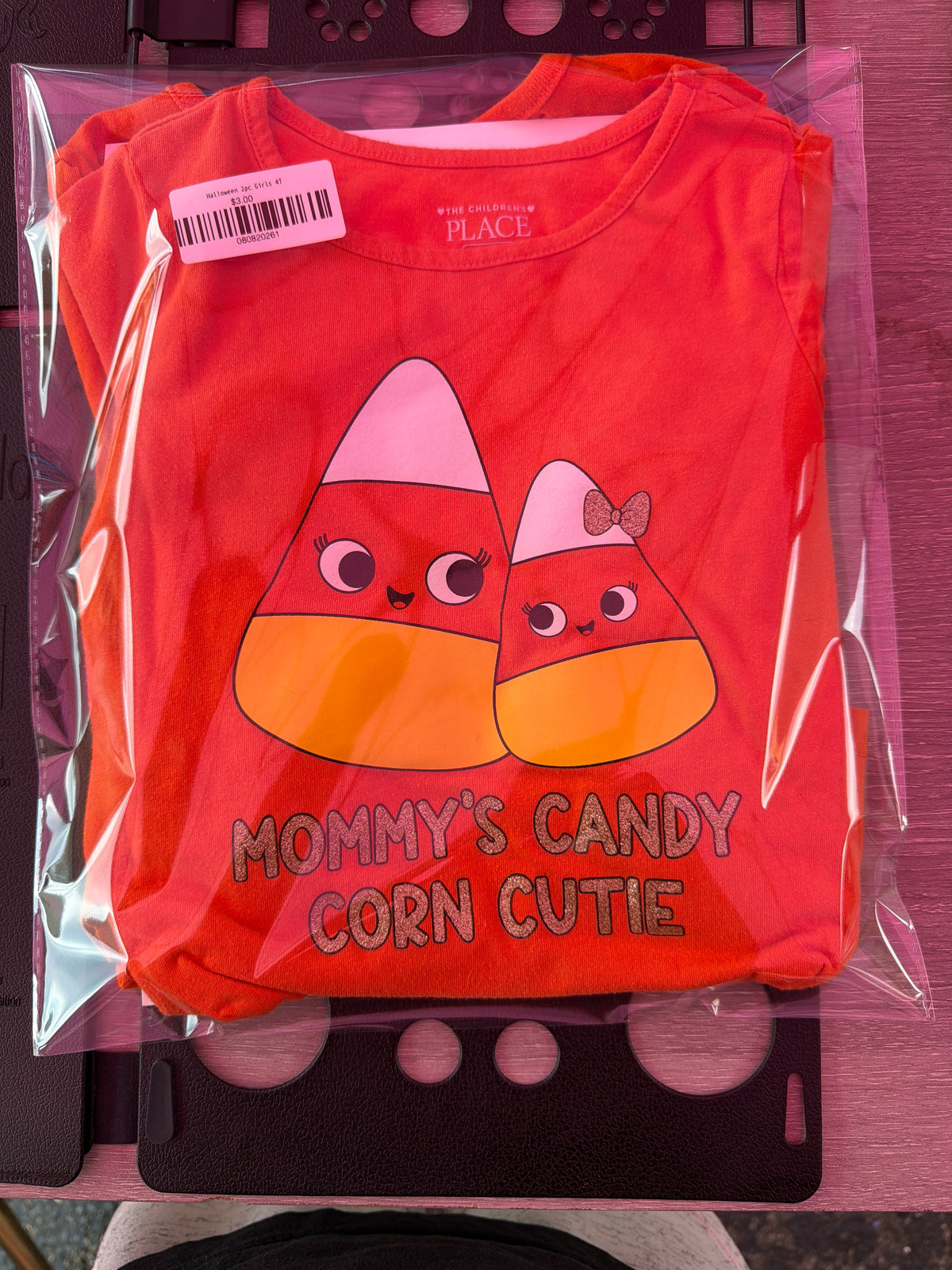 Girls Size 4T - 2pc Halloween shirt set