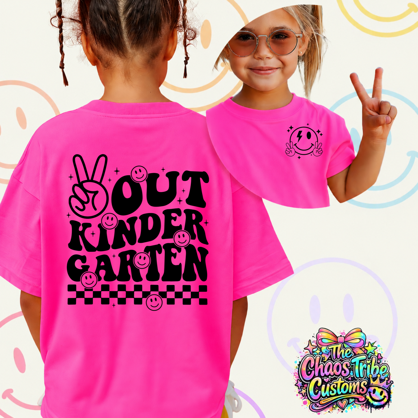 Peace Out School Graphic Tee