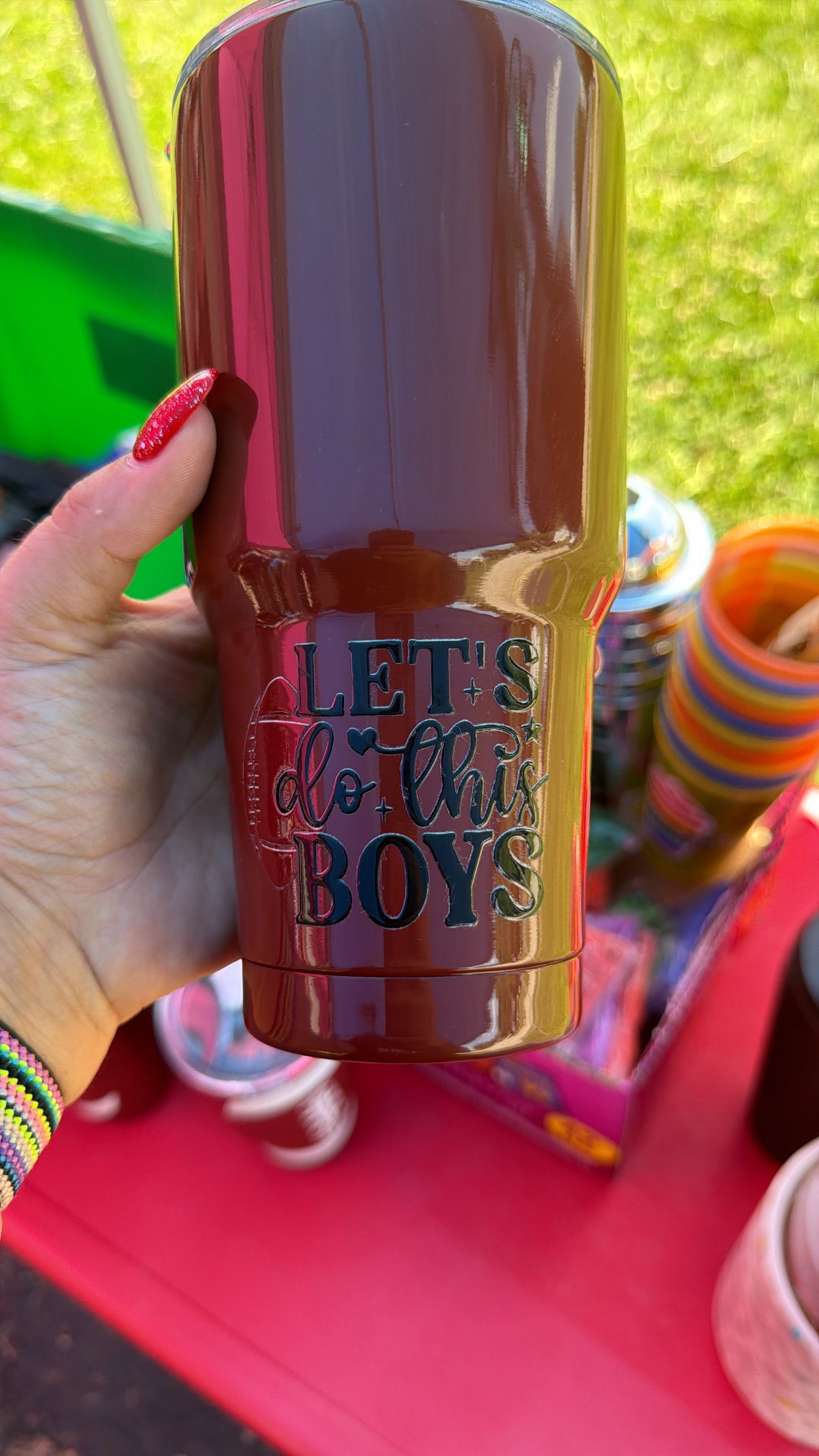 Let’s Do This Boys 40oz Tumbler
