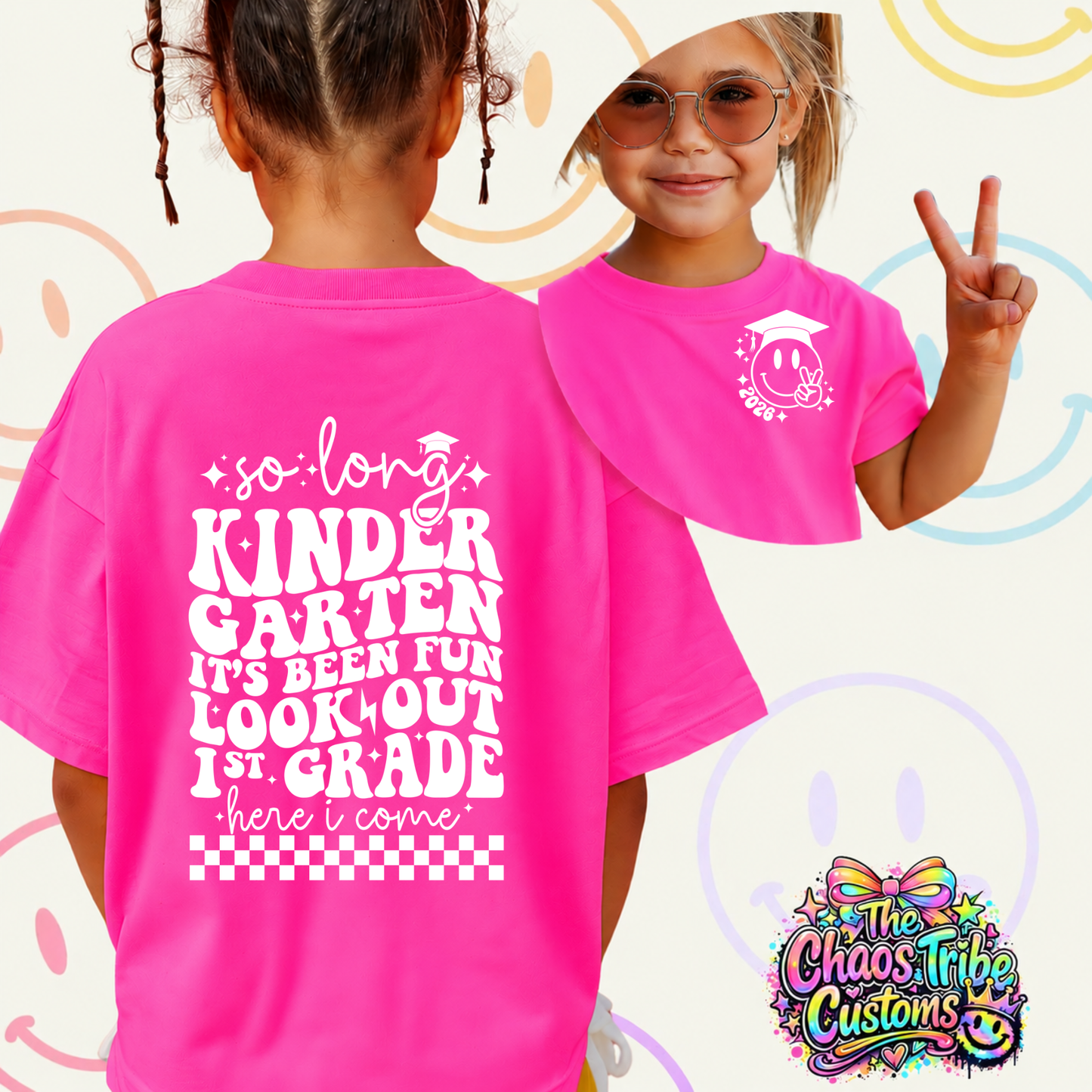 Peace Out Kindergarten Tee