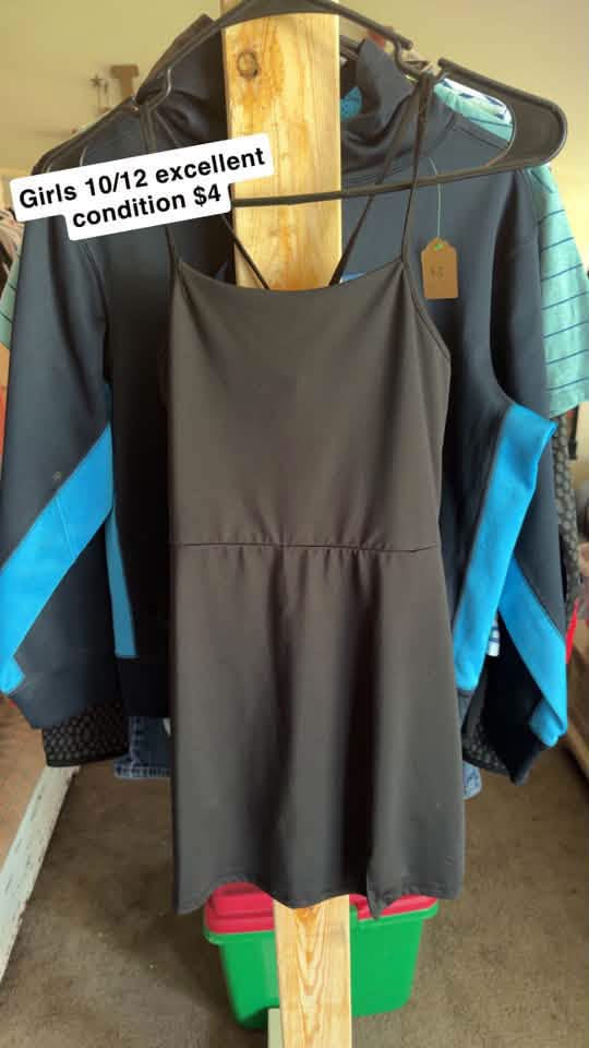 Girls 10/12 Criss Cross Dress (w/shorts under)