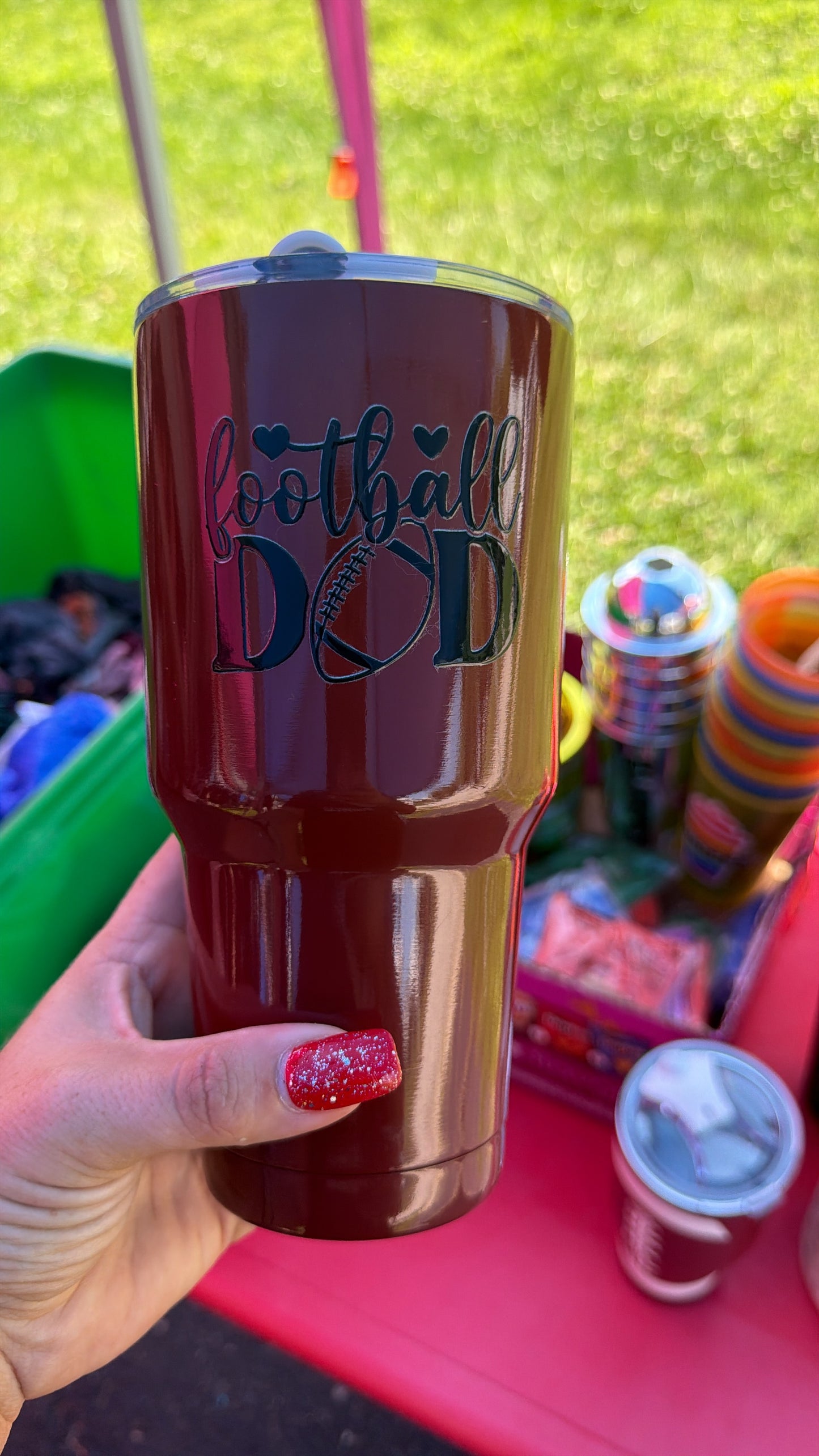 Football Dad 40oz Tumbler