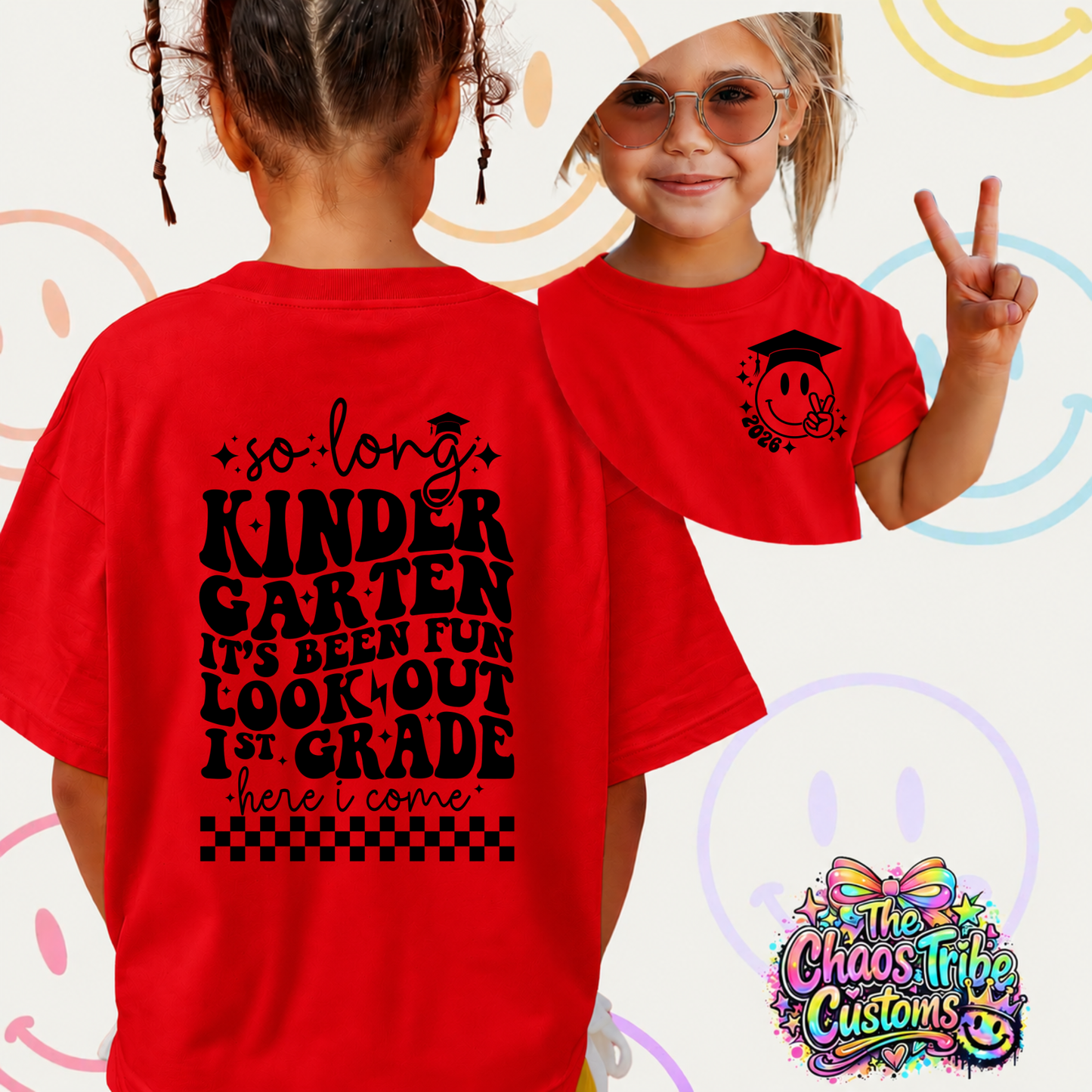 Peace Out Kindergarten Tee