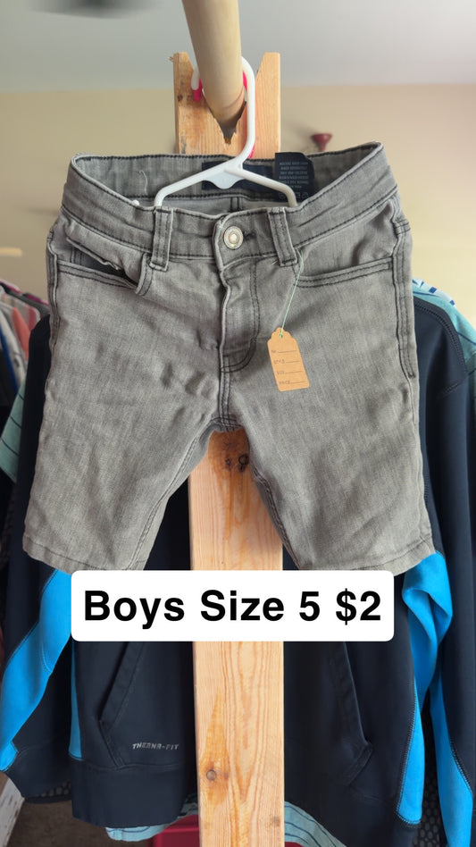 Boys Dark Jean Shorts