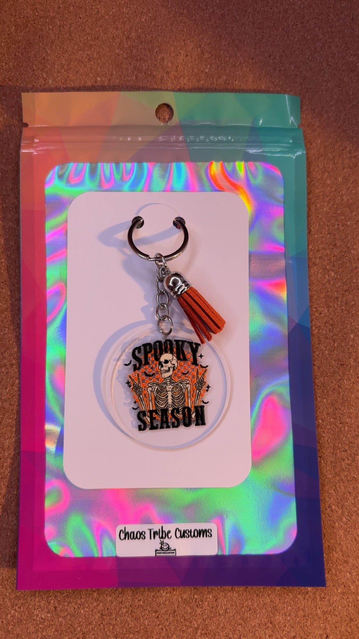 Spooky Season Tassel Keychain