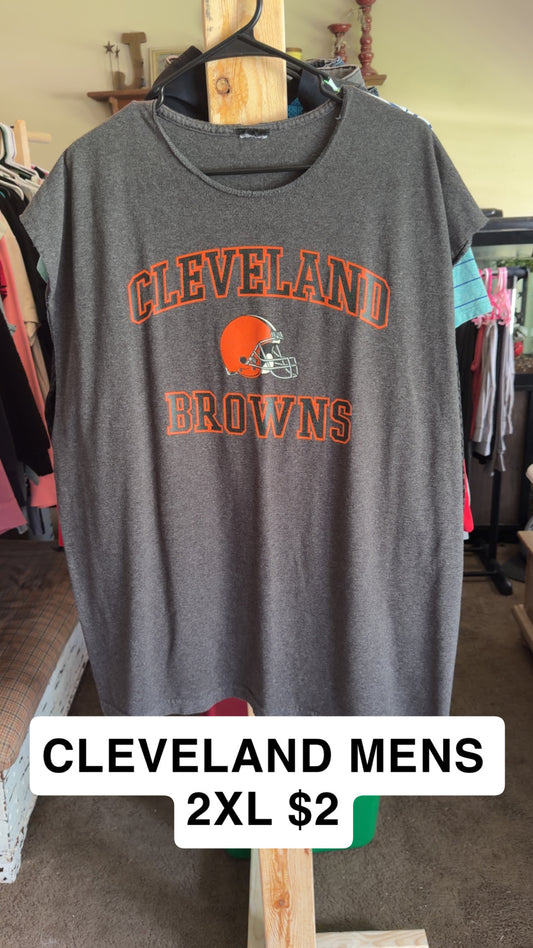 2XL Men’s Browns Cut Off