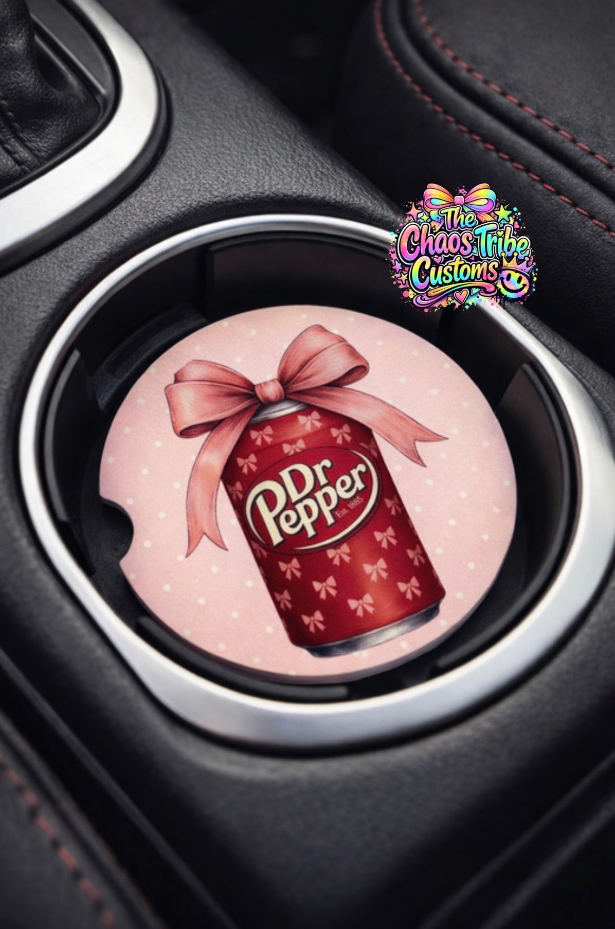 DP Girlie 2pc Car Coaster Set