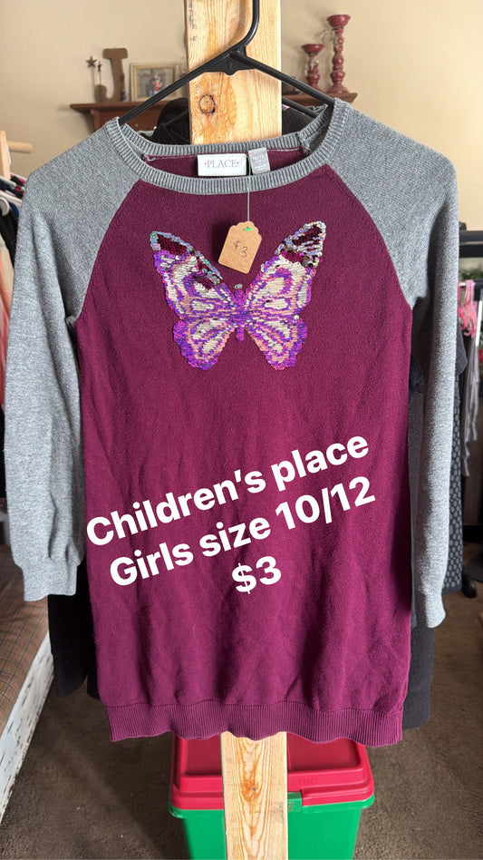 Butterfly Dress Girls 10/12