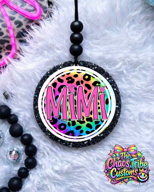 Neon Mimi  🖤4" Round