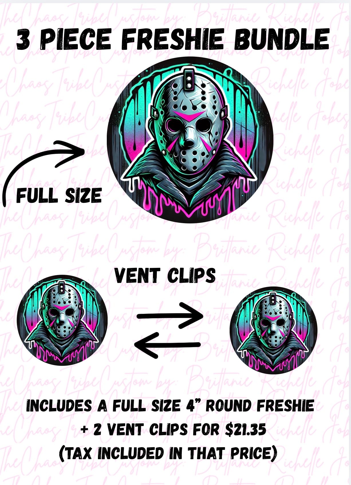 Neon Jason 🖤 3pc Round Bundle