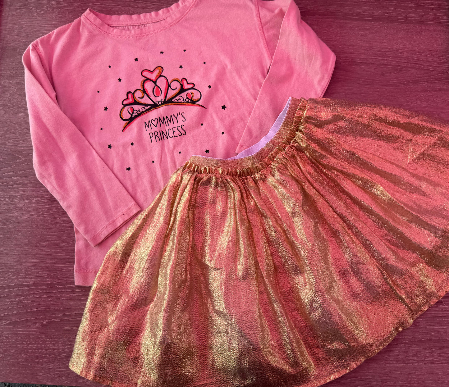 Girls Size 4T 2pc Mommy’s Princess outfit