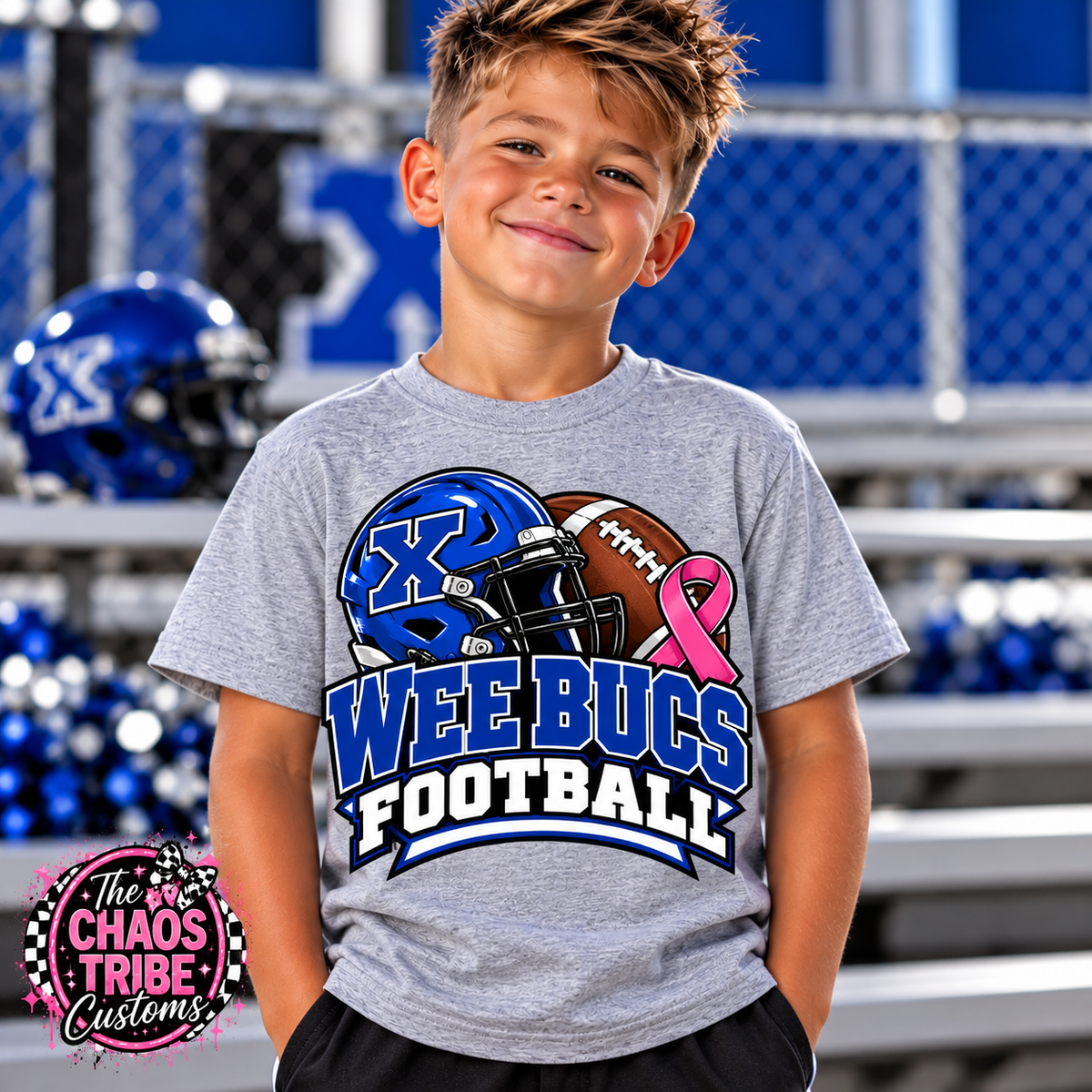 Wee Bucs Football Awareness Ribbon