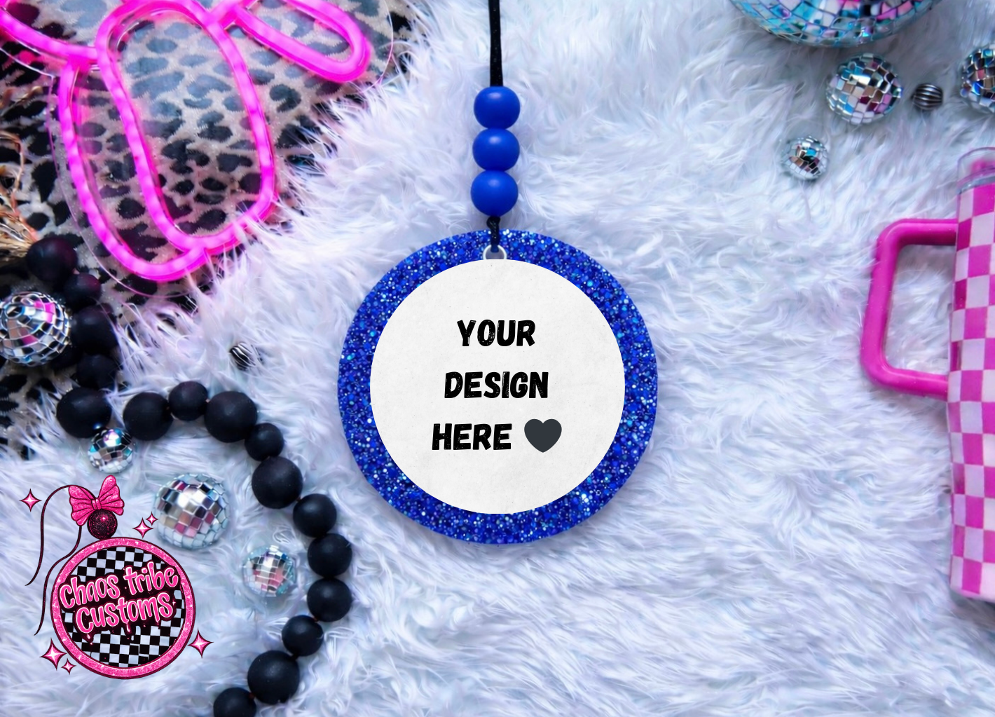 Custom 🦋 4” Round