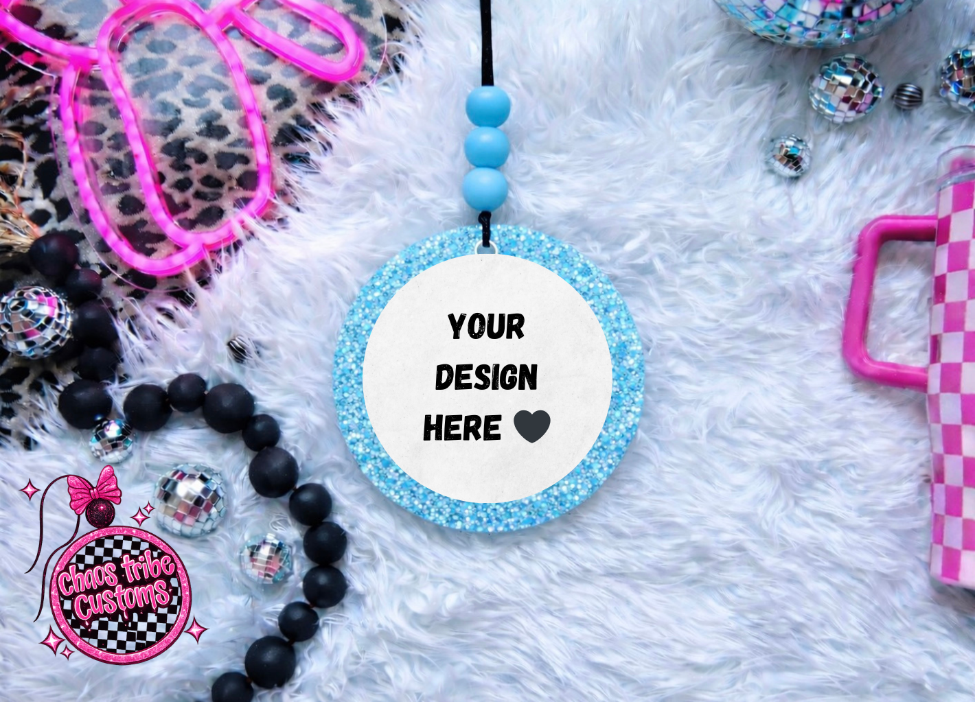 Custom 🦋 4” Round