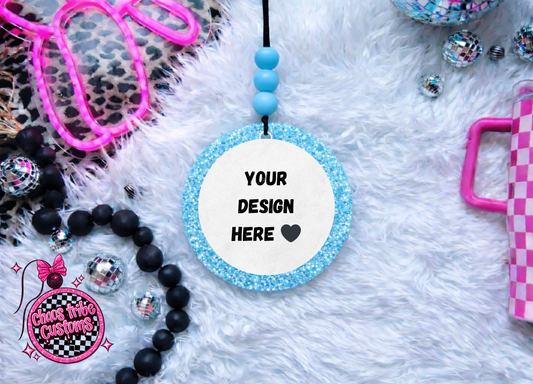 Custom 🦋 4” Round