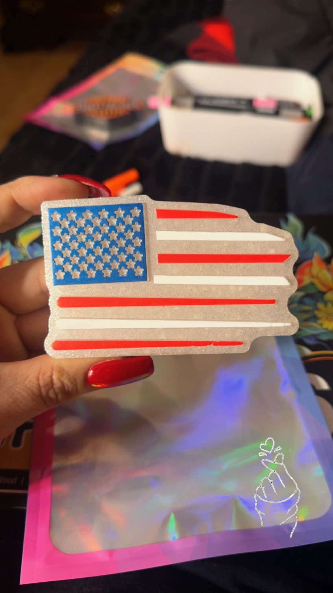 American Flag Freshie