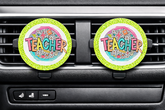 Teacher 🖤 3pc Round Bundle