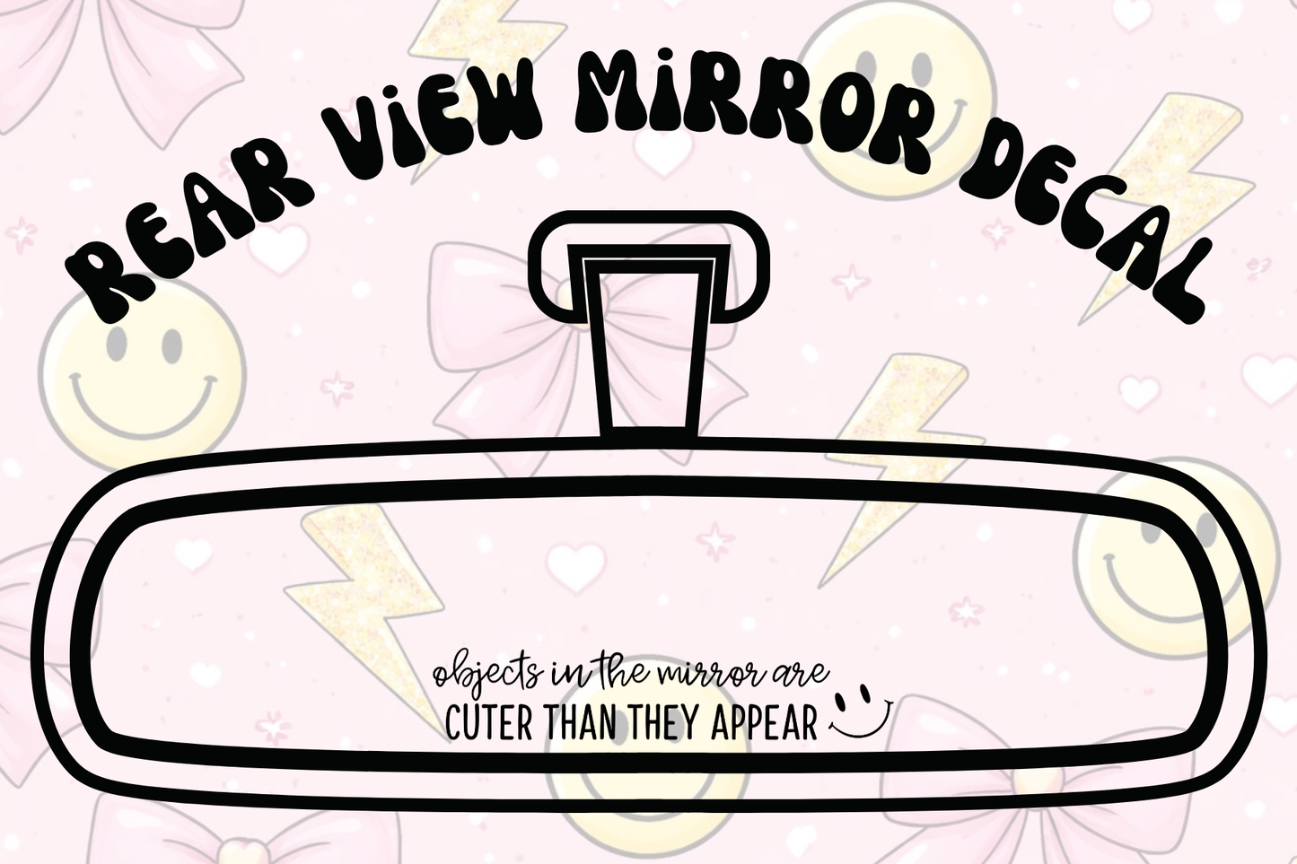 Objects Cuter Mirror Decal