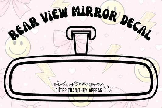 Objects Cuter Mirror Decal