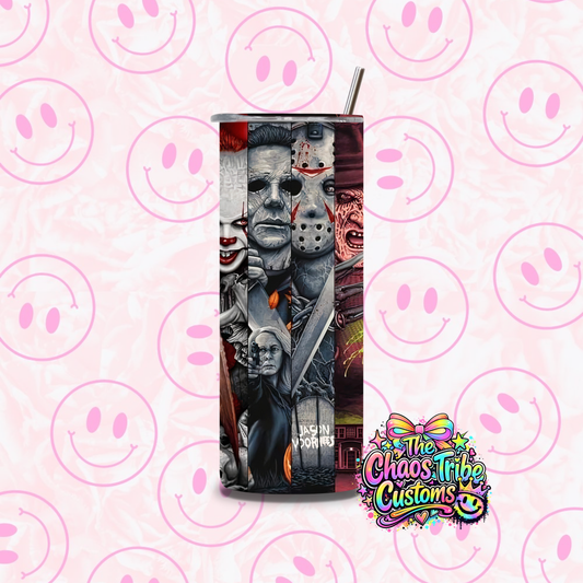 Horror 20oz Skinny Tumbler