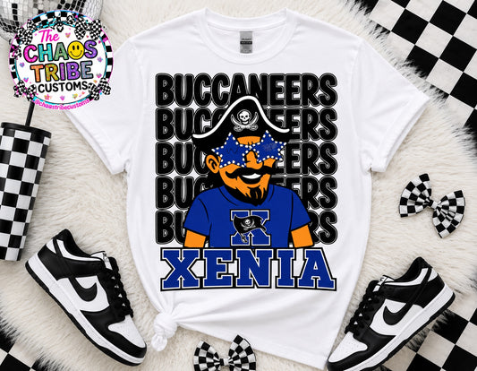 Xenia Bucs Mascot