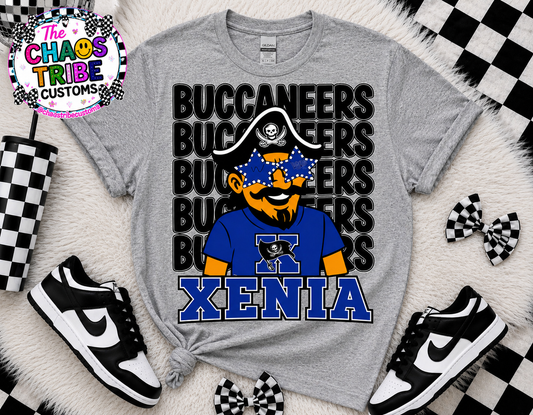 Xenia Bucs Mascot