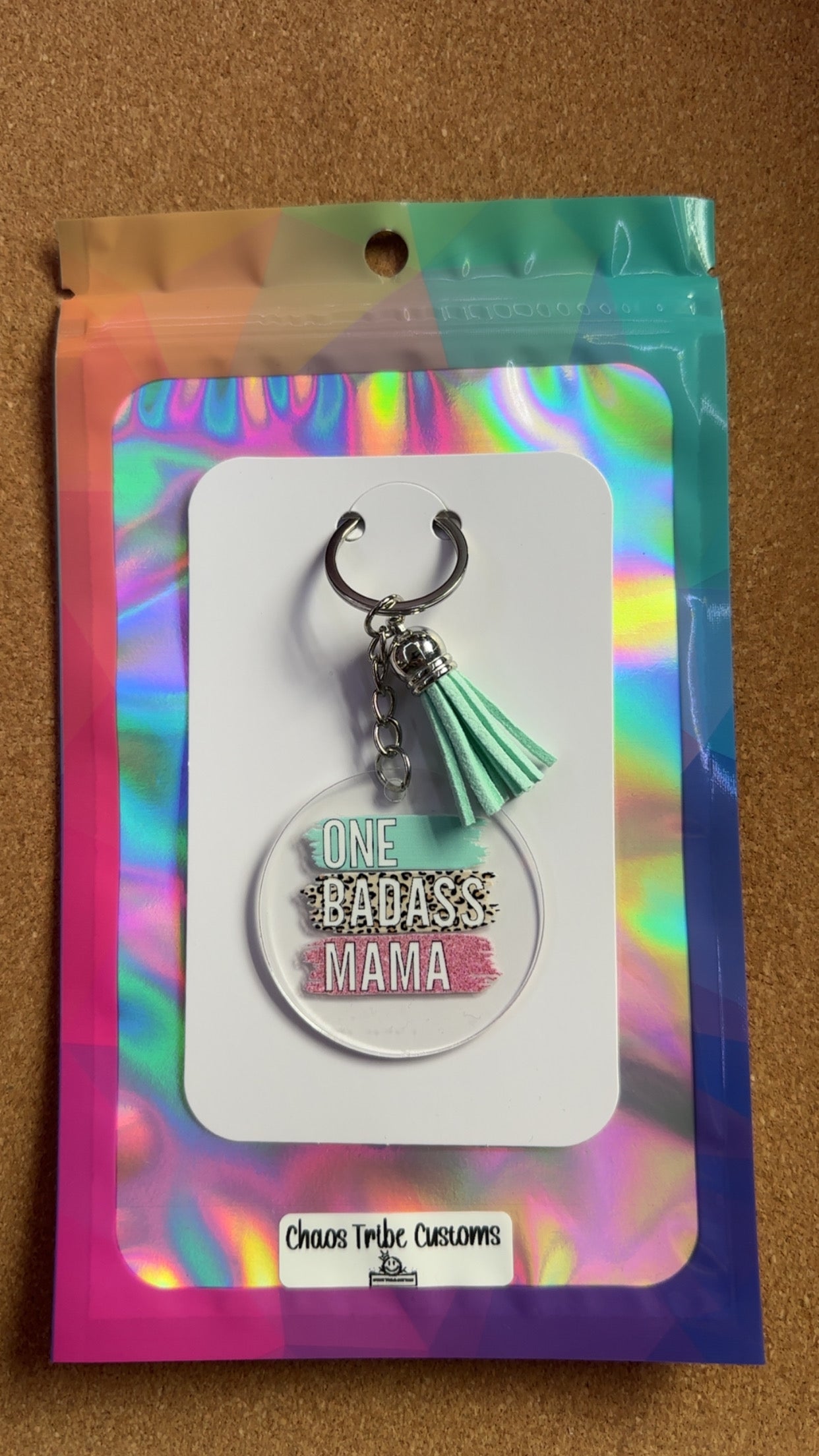 Badass Mama Keychain