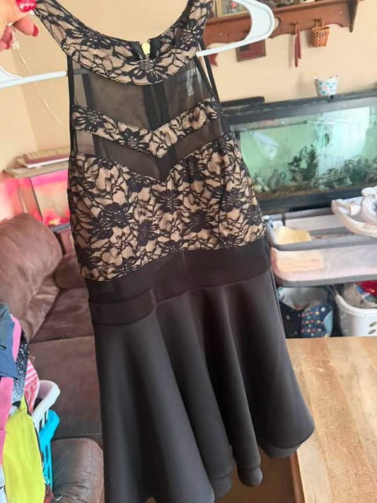 Black + Lacy Cocktail Dress